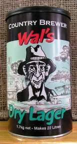 Wal's Dry Lager 1.7kg