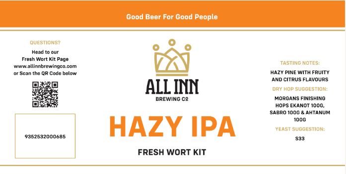 Hazy IPA - All Inn Brewing