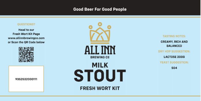 Milk Stout – All Inn Brewing