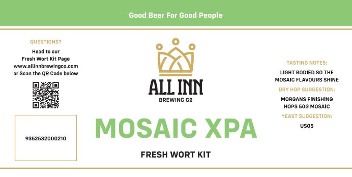 Mosaic XPA – All Inn Brewing
