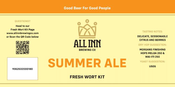 Summer Ale - All Inn Brewing