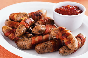 Perfect for chipolatas and thin breakfast sausages.