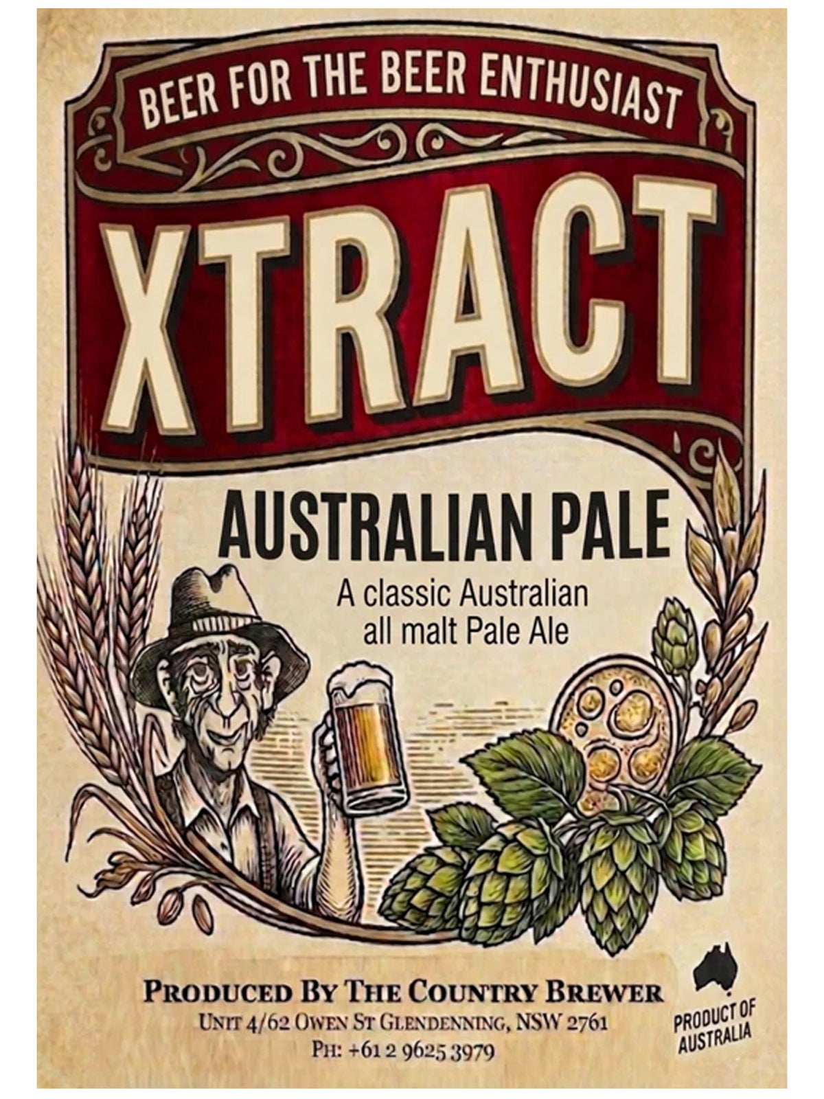 Xtract Australian Pale - 3kg **NEW POUCHES**