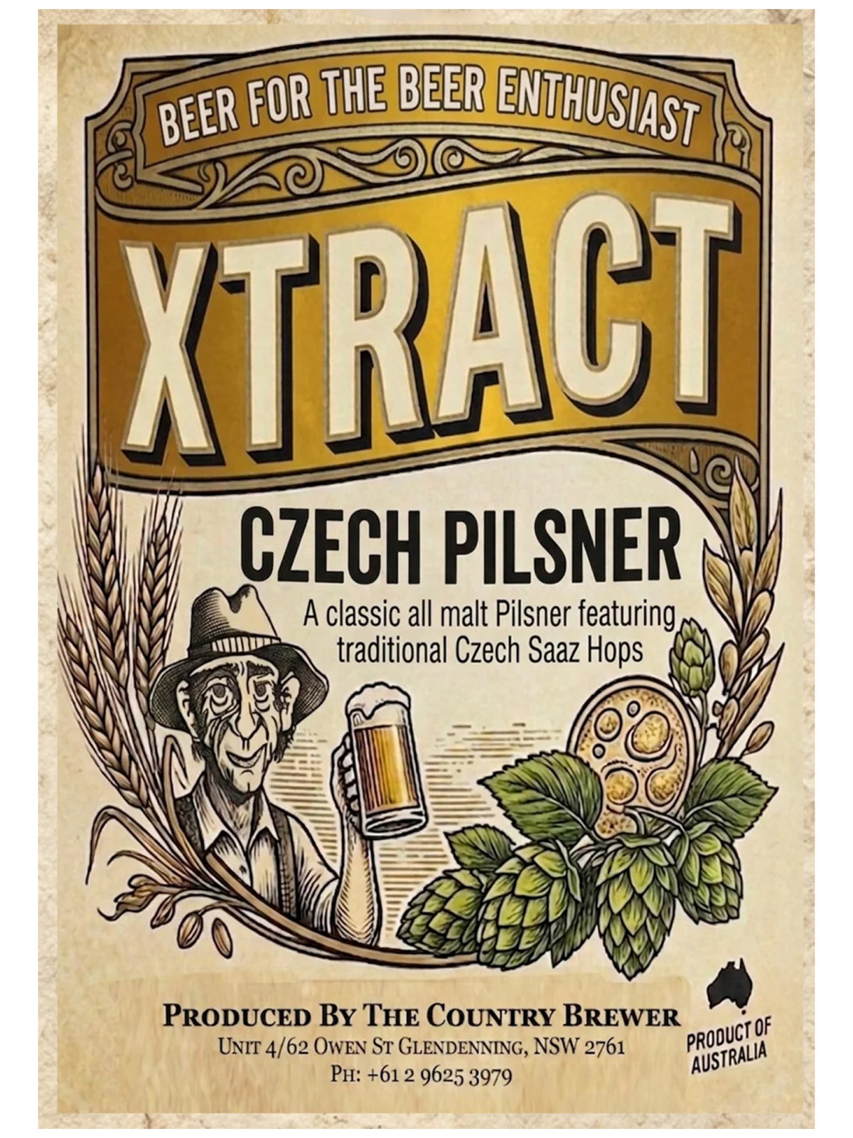 Xtract Czech Pilsner - 3kg **NEW POUCHES**