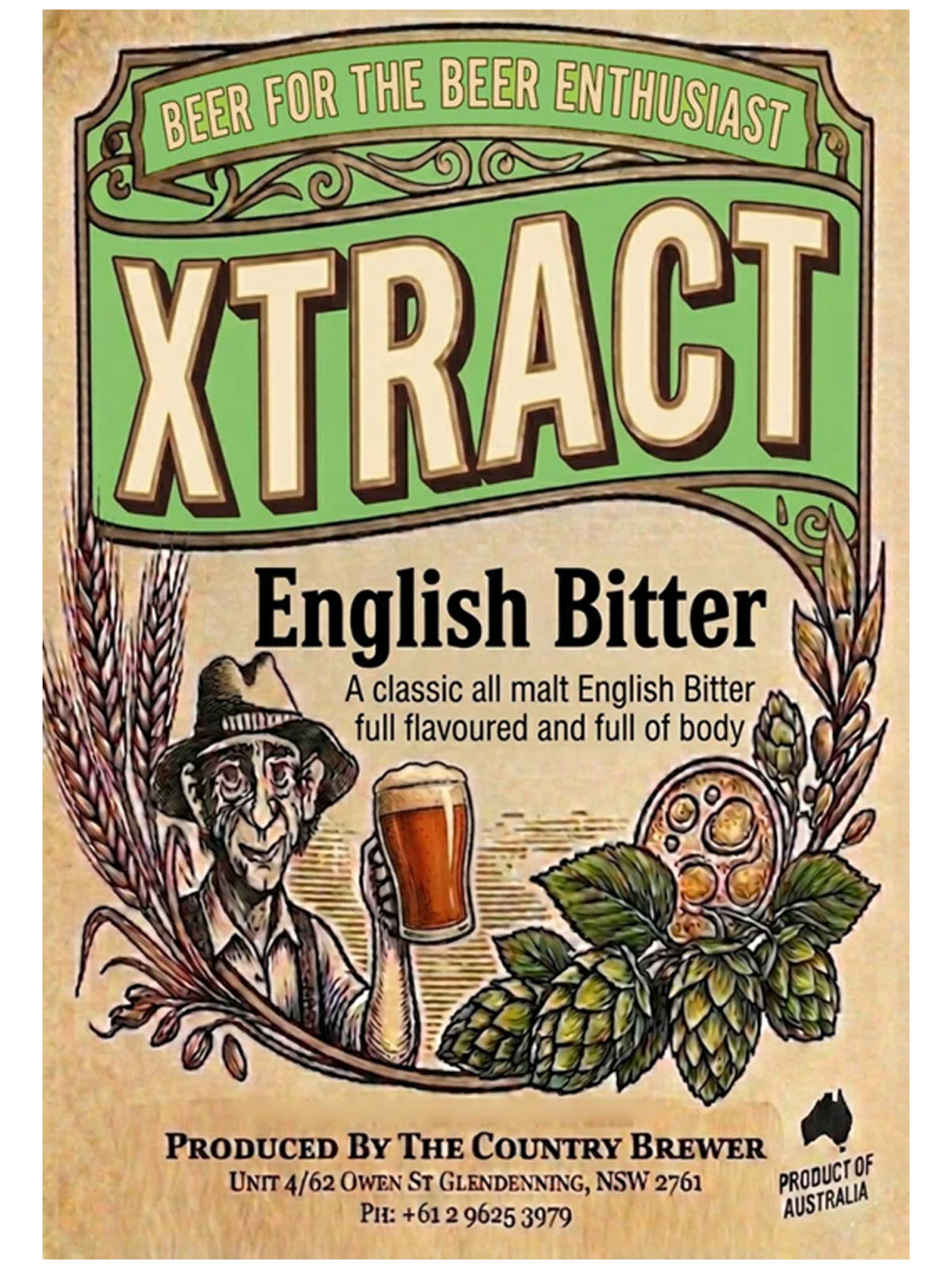 Xtract English Bitter - 3kg **NEW POUCHES**