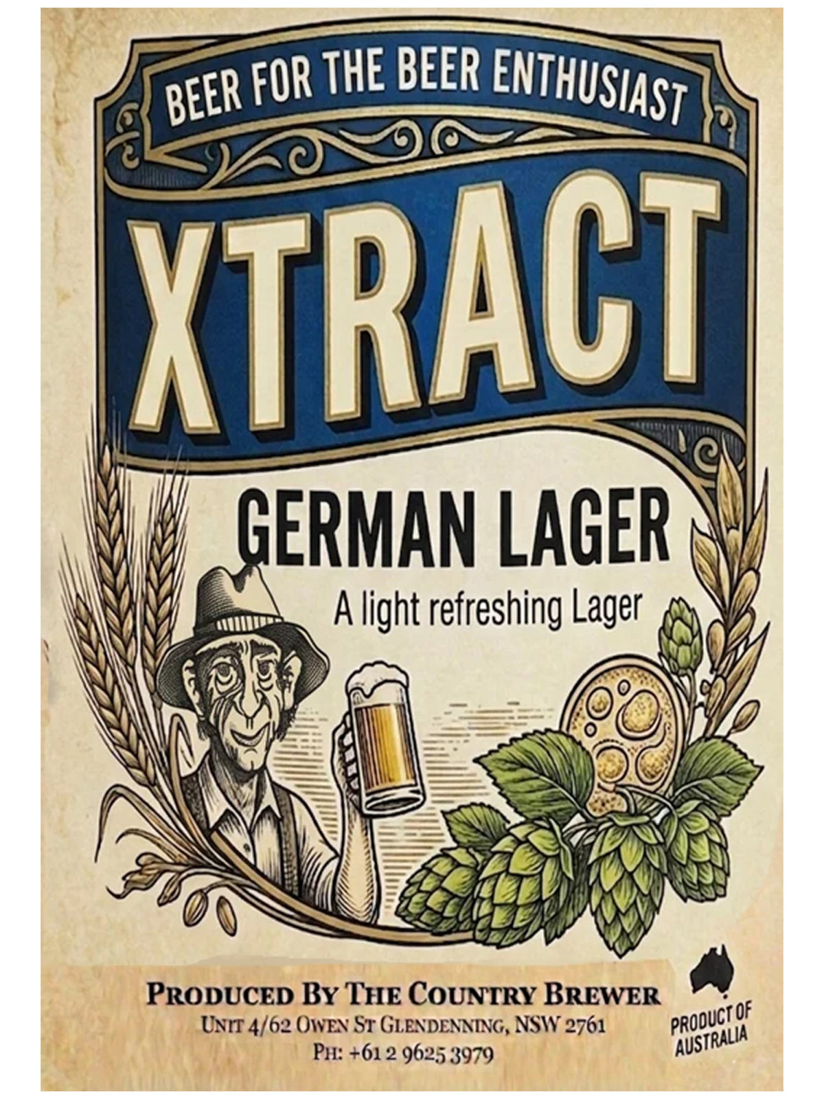 Xtract German Lager - 3kg **NEW POUCHES**