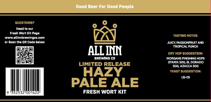 Hazy Pale Ale - All Inn Brewing