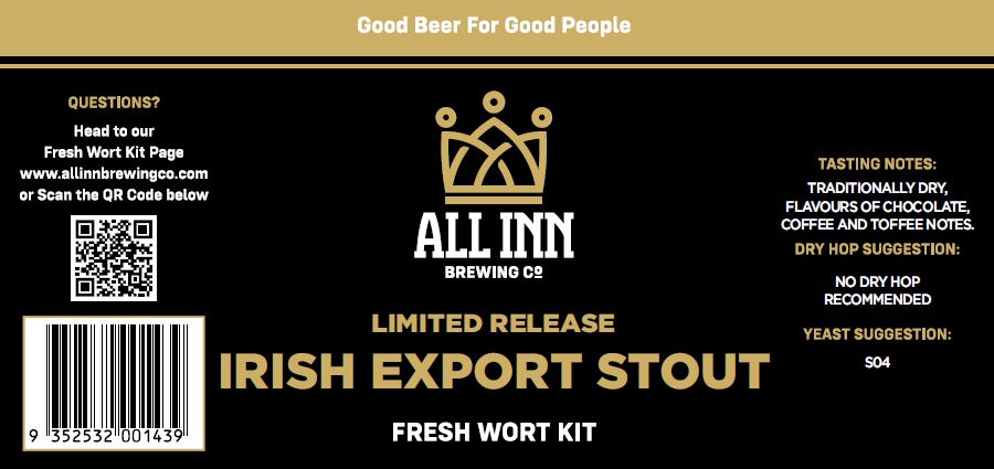 Irish Export Stout - All Inn Brewing