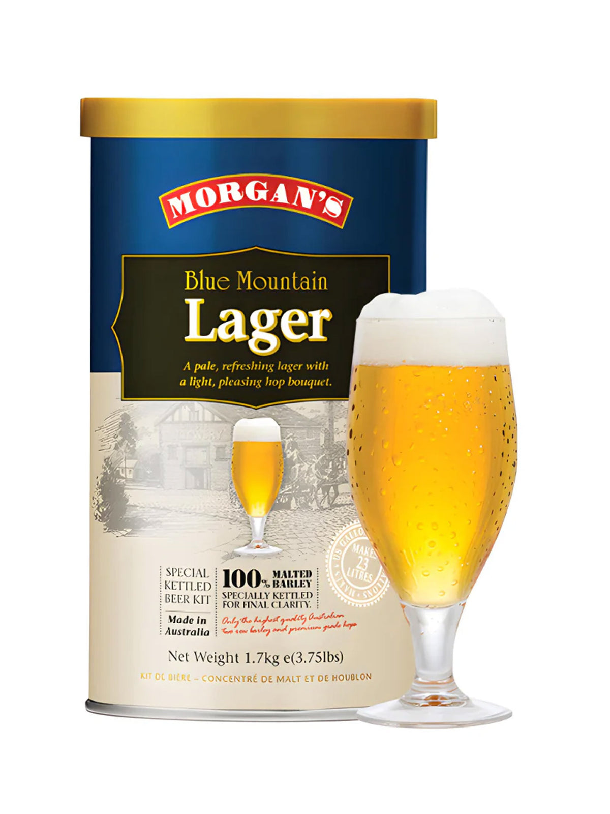 Morgans Blue Mountain Lager - 1.7kg