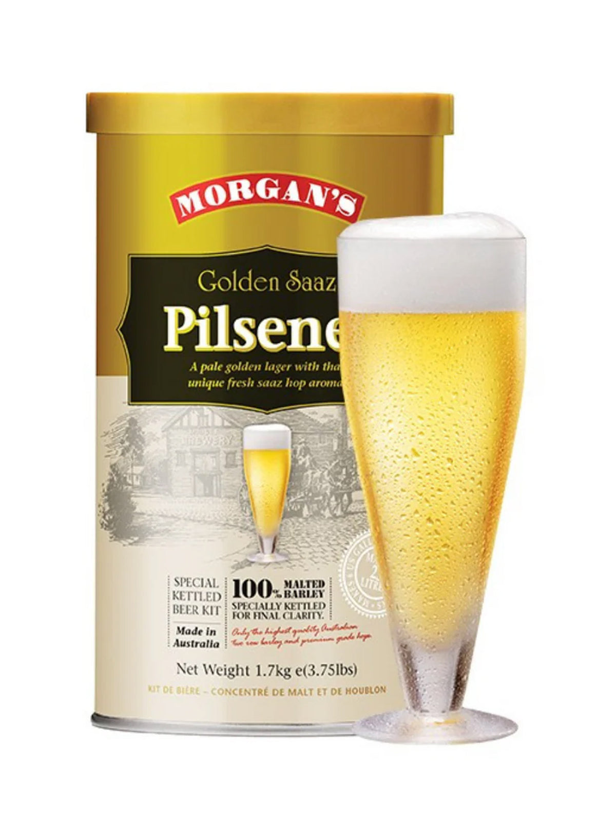 Morgans Golden Saaz Pilsner -1.7kg