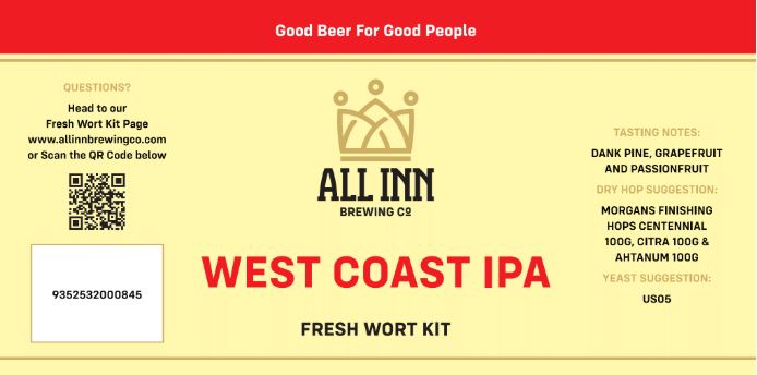 West Coast IPA - All Inn Brewing