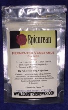 A mesophilic culture addition that aids in the fermentation process when making fermented vegetable products such as Sauerkraut and Kimchi