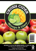 Crush Cider - Mango & Lime **NEW**