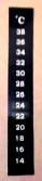 This is a self-adhesive digital thermometer made from thermosensitive plastic that is ideal for attaching to the outside of a fermenter.
