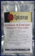 A Traditional Yoghurt Culture that produces a full, creamy textured and strong flavoured yoghurt.

This yoghurt culture is ideal for use with low-fat and skim milk products to
make a low-fat yet intense-flavoured and full-bodied yoghurt.